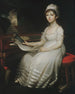 Retrato de una joven mujer - Mather Brown — vista de la obra