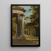 Temple dans les jardins Borghèse à Rome - Matthew Ridley Corbet — framed artwork on a wall