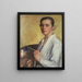 Autorretrato - Mathilde Battenberg — cuadro enmarcado en la pared