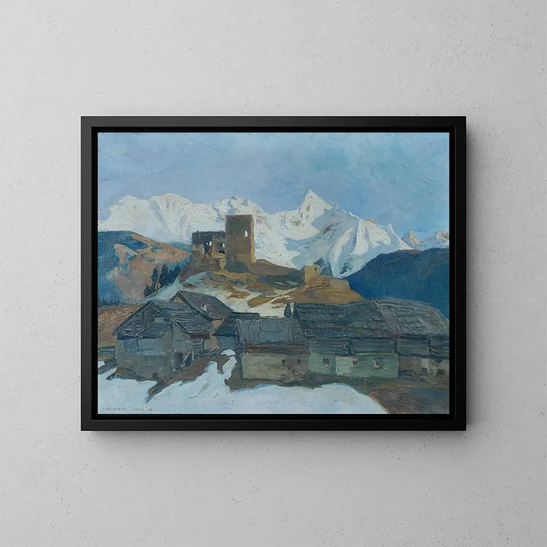 Hiver à Ladis, Tyrol - Mathilde SittaAll — cuadro enmarcado en la pared