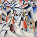 Morning in the village after the snowstorm - Kazimir Malevich — displayed in an interior