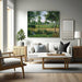 Reproduction of the painting Morning painting, sunlight effect, Éragny - Camille Pissarro