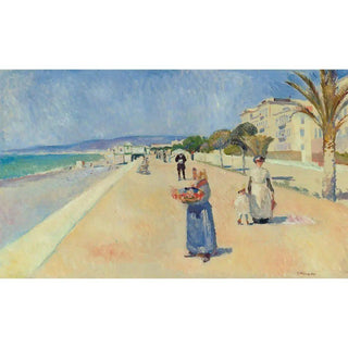 Matinée sur la Promenade des Anglais - Edvard Munch | Reproduction Tableau Décoration murale affiche copie