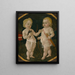 Deux putti - Matteo di Giovanni — framed artwork on a wall