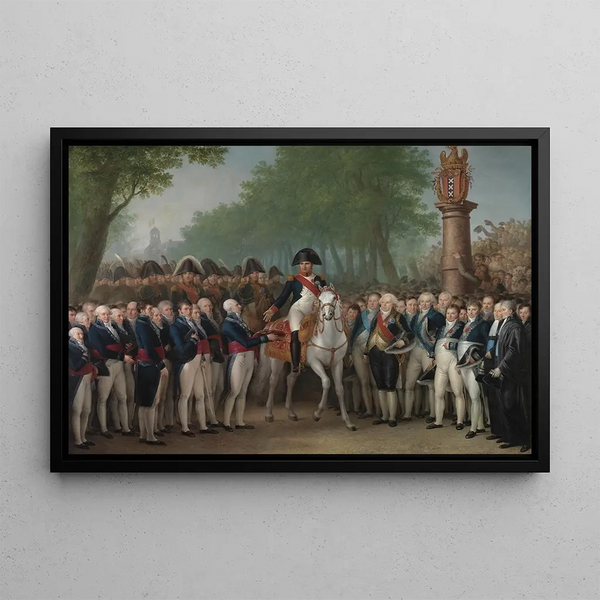 Mattheus Ignatius van Bree - Napoleons entry into Amsterdam October 9 1811.webp