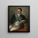 Retrato de Isaac Jan Alexander Gogel - Mattheus Ignatius van Bree — cuadro enmarcado en la pared