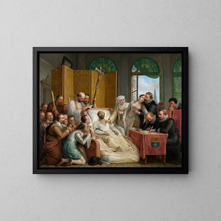 Mattheus Ignatius van Bree - The Death of Peter Paul Rubens.webp