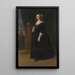 Maria Hartmansdr de Custere esposa de Willem Kettingh - Mattheus Verheyden — cuadro enmarcado en la pared
