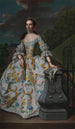 Portrait painting of Charlotte Beatrix Strick van Linschoten - Mattheus Verheyden — artwork view