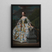 Portrait painting of Charlotte Beatrix Strick van Linschoten - Mattheus Verheyden — framed artwork on a wall