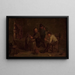 Escena en una taberna - Mattheus van Helmont — cuadro enmarcado en la pared