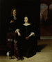 Retrato de una mujer y un hombre en un interior - Matthias Wulfraet — vista de la obra