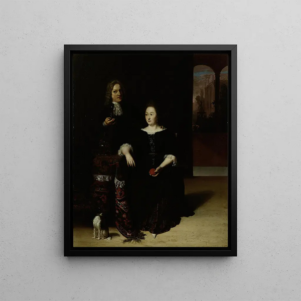 Matthias Wulfraet - Portrait of a Woman and a Man in an Interior.webp