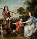 Matthijs Pompe van Slingelandt y su familia - Jan Mijtens — vista de la obra