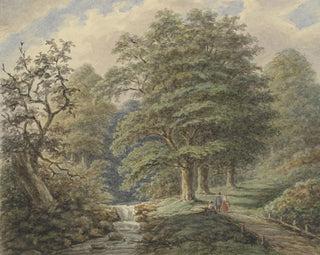 Matthijs Maris - Boslandschap met watervalletje after Johann Bernard Klombeek.webp