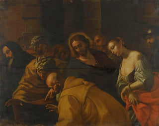 Mattia Preti - Christ And The Woman Taken In Adultery.webp