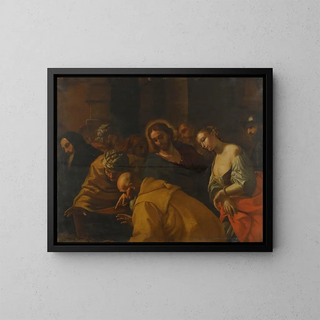 Mattia Preti - Christ And The Woman Taken In Adultery.webp