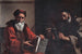 Diogène y Platón - Mattia Preti — vista de la obra