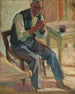 Hombre sentado - Maurice Albert Loutreuil — vista de la obra