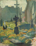 Cementerio en flores - Maurice Denis — vista de la obra