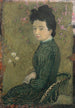 Eva Meurier in a green dress - Maurice Denis — artwork view