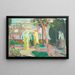 L'Office de sainte Catherine ou Sainte Catherine récite l'office de Jésus - Maurice Denis — framed artwork on a wall