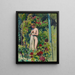Nymph with Flowers - Maurice Denis — framed artwork on a wall