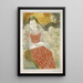 on the pale silver sofa - Maurice Denis — framed artwork on a wall