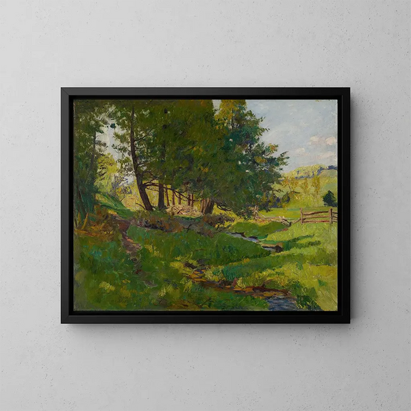 Verano cerca de Beaupré - Maurice Galbraith Cullen — cuadro enmarcado en la pared