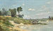 Un paisaje fluvial - Maurice Lévis — vista de la obra
