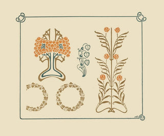 Maurice Pillard Verneuil - Abstract design based on tiny leaves and berries.webp