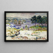 Anse with sailboat, Maine - Maurice Prendergast — framed artwork on a wall