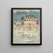 Omnibus parisien - Maurice Prendergast — cuadro enmarcado en la pared