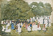 Pedestrians in a Park - Maurice Prendergast — artwork view
