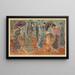 Día de lluvia en Boston - Maurice Prendergast — cuadro enmarcado en la pared