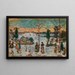 Snow in April - Maurice Prendergast — framed artwork on a wall