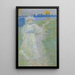 Atardecer en Boston - Maurice Prendergast — cuadro enmarcado en la pared