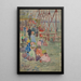 Columpios en la playa de Revere - Maurice Prendergast — cuadro enmarcado en la pared