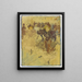 Les danseurs - Maurice Prendergast — framed artwork on a wall