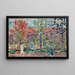 Trees against Mountain - Maurice Prendergast — framed artwork on a wall