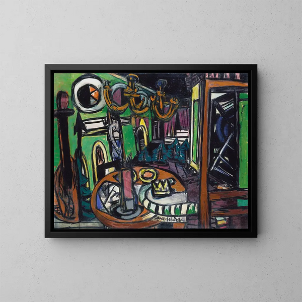 Reproducción del cuadro En los bastidores - Max Beckmann