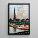 Rive du Main y iglesia - Max Beckmann — cuadro enmarcado en la pared