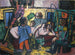 Circus Caravan Painting - Max Beckmann — artwork view