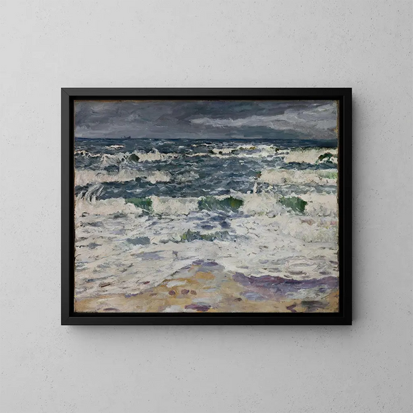 Reproducción del cuadro Día gris en el mar - Max Beckmann