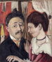 Portrait of the couple Carl - Max Beckmann — artwork view