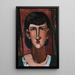 Retrato de Edie Rickey - Max Beckmann — cuadro enmarcado en la pared
