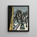 Zoo en invierno - Max Beckmann — cuadro enmarcado en la pared