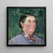 Portrait of a Peasant - Max Buri — framed artwork on a wall