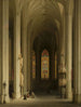 Interior de la iglesia gótica - Max Emanuel Ainmiller — vista de la obra