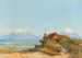Landscape painting of Sicily with Mount Etna in the background - Max Friedrich Rabes — artwork view